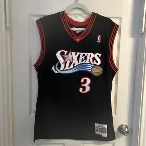 Philadelphia 76ers Allen Iverson Mitchell & Ness 2001 Finals‎ Jersey Size Medium